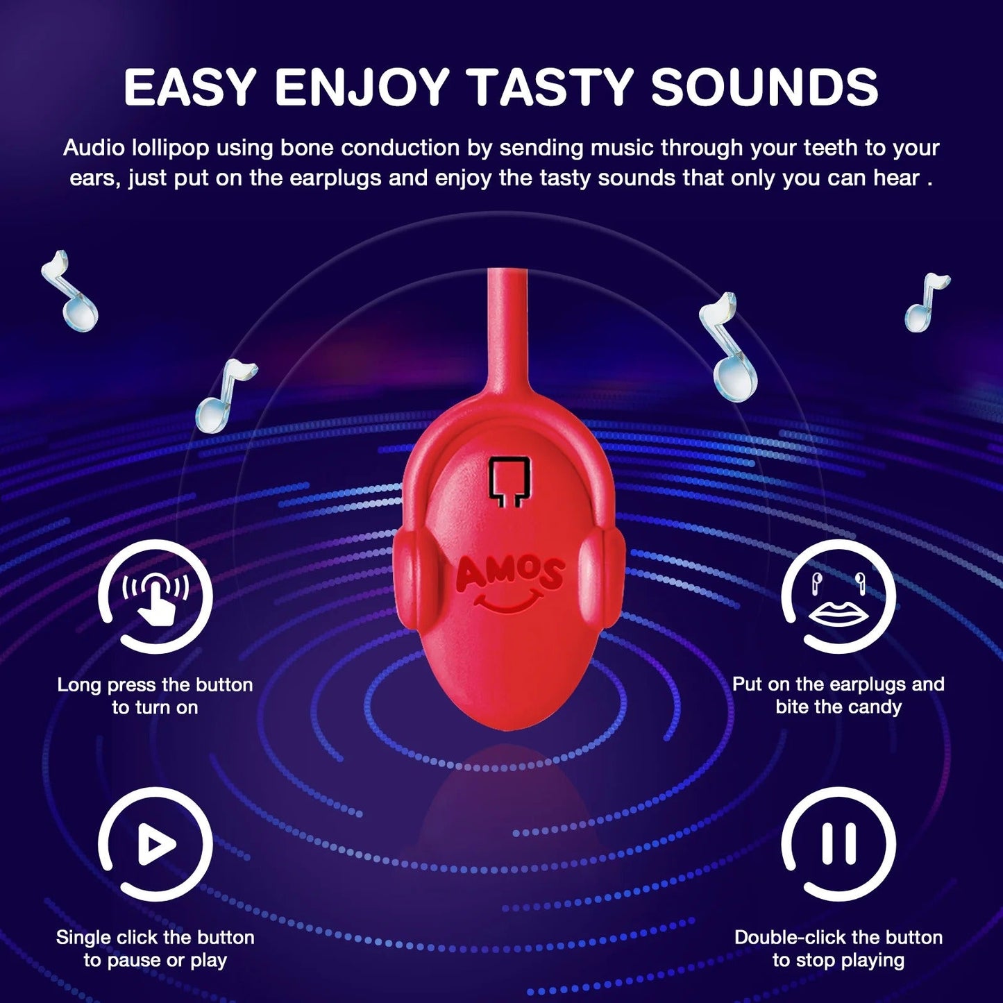Music Lollipop 4 Flavor-Mix